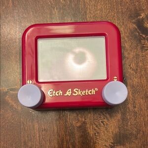Mini Red Etch A Sketch Drawing Toy